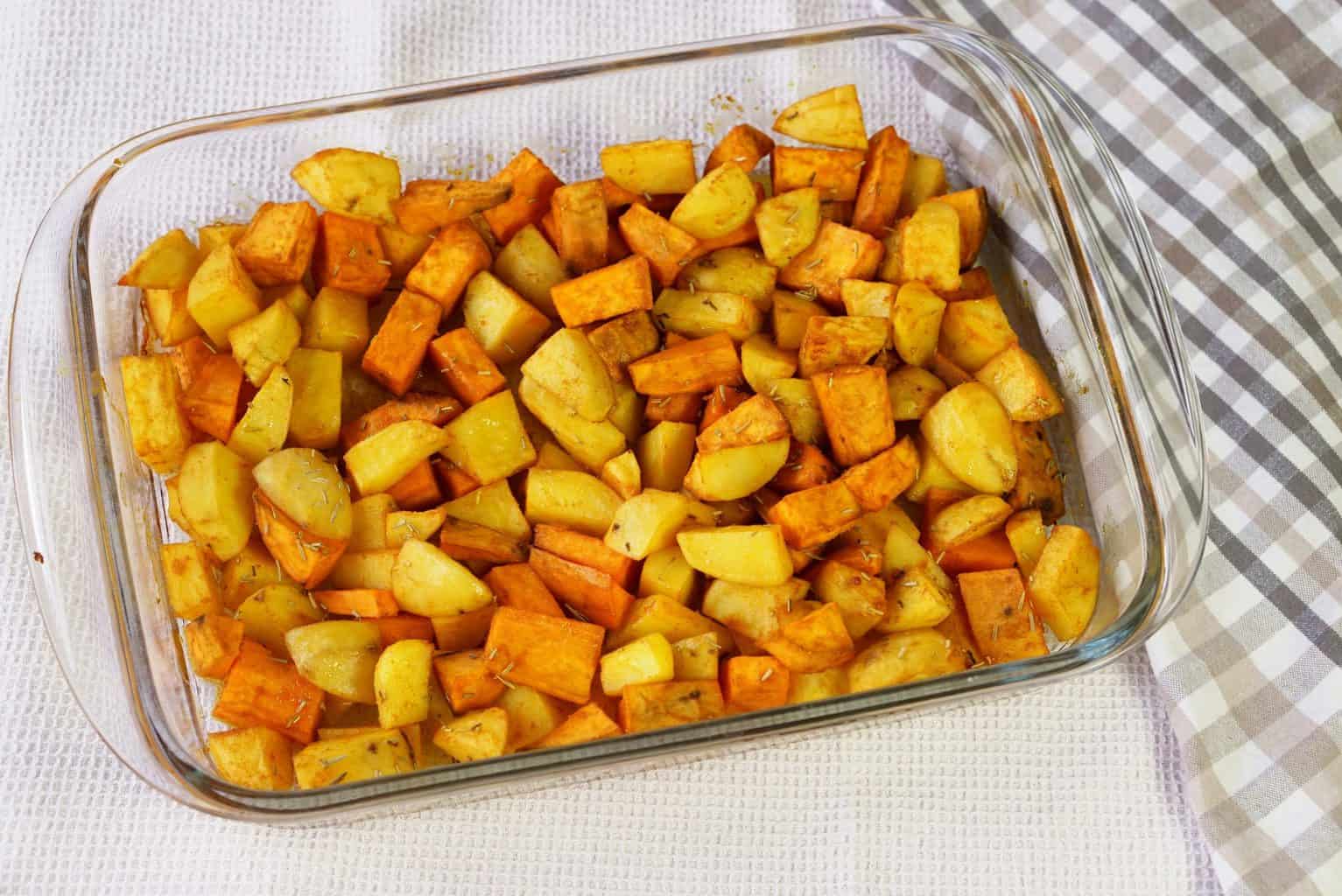 Easy Potato Tray Bake Recipe