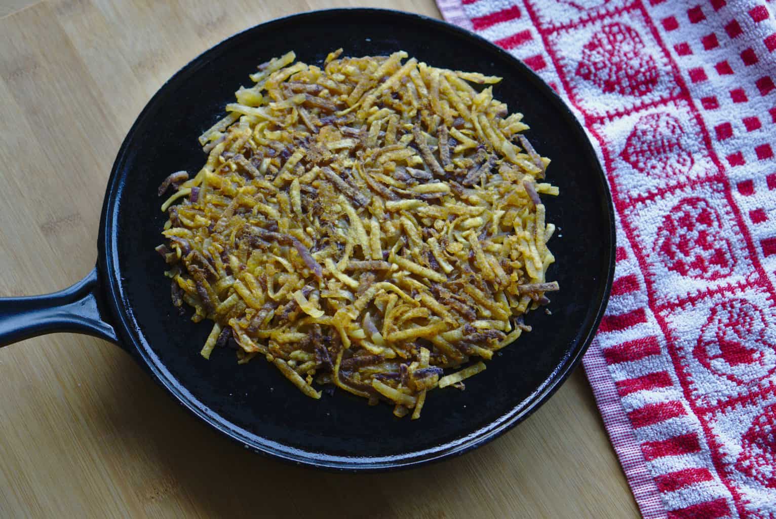 Tasty Swiss national Dish Rosti