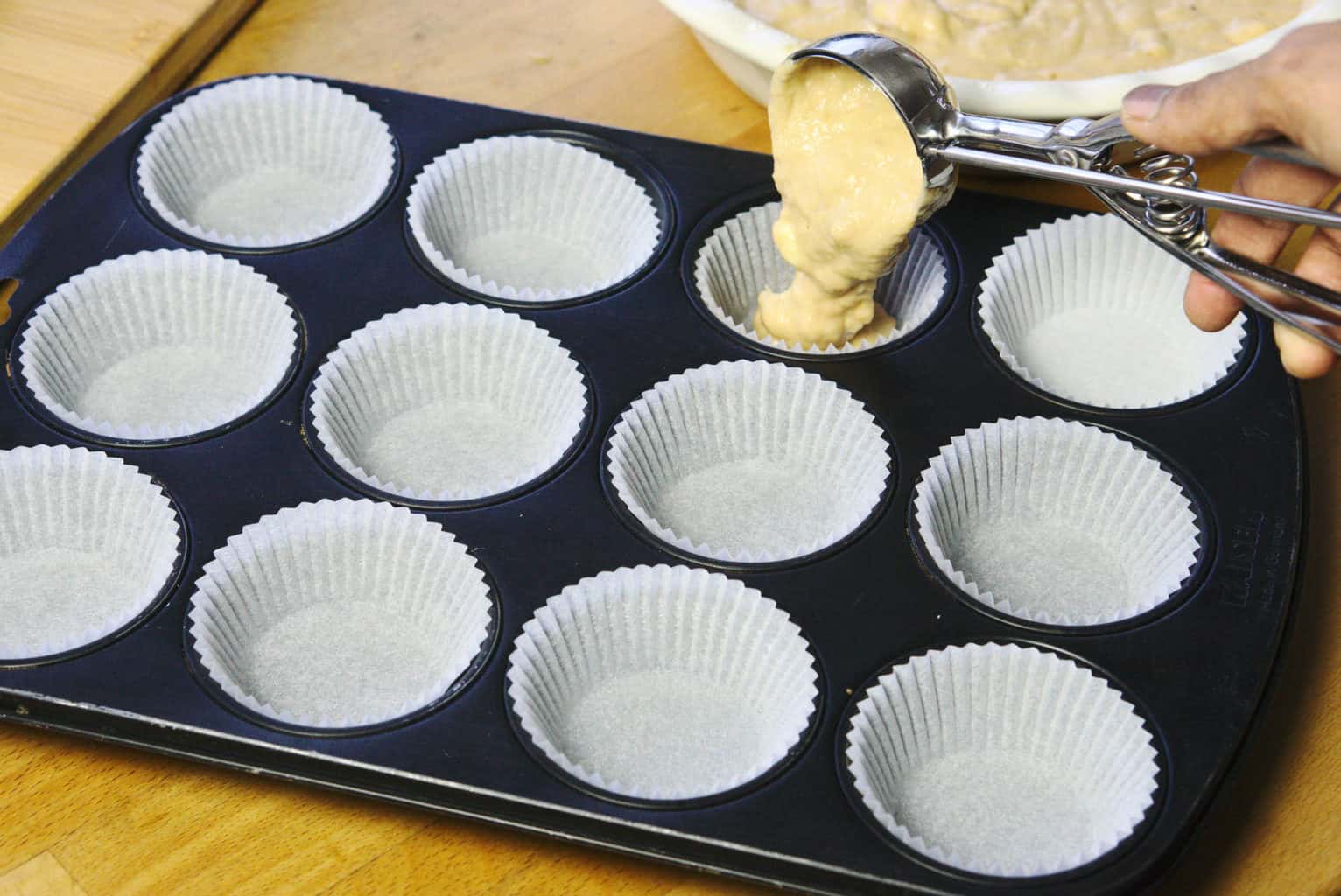 Vegan Banana Muffin batter