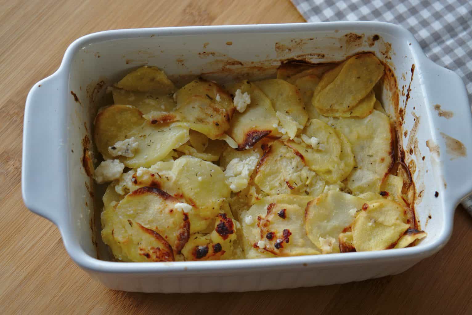 Paneer potato Dauphinois