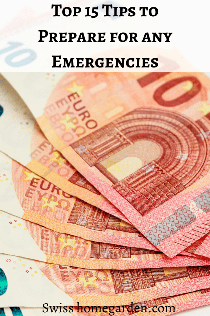 15 Tips to prepare for any emergencies