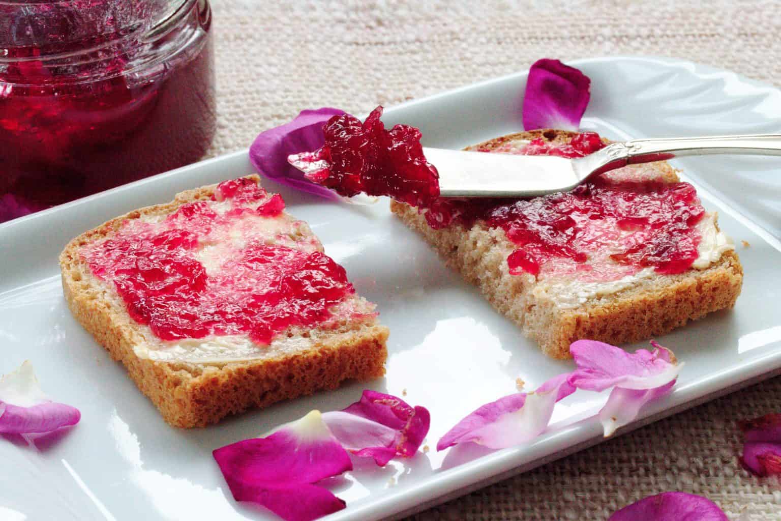 Summer Rose petals jam