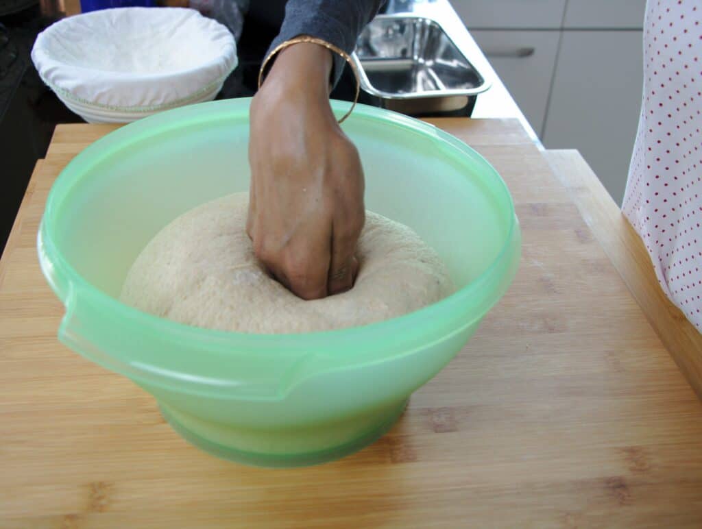 Sourdough bread dough