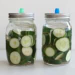Easy homemade fermented pickles
