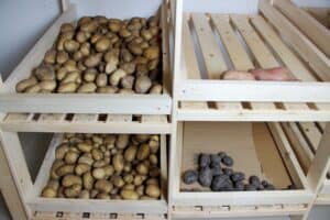 Ikea hack for vegetable storage