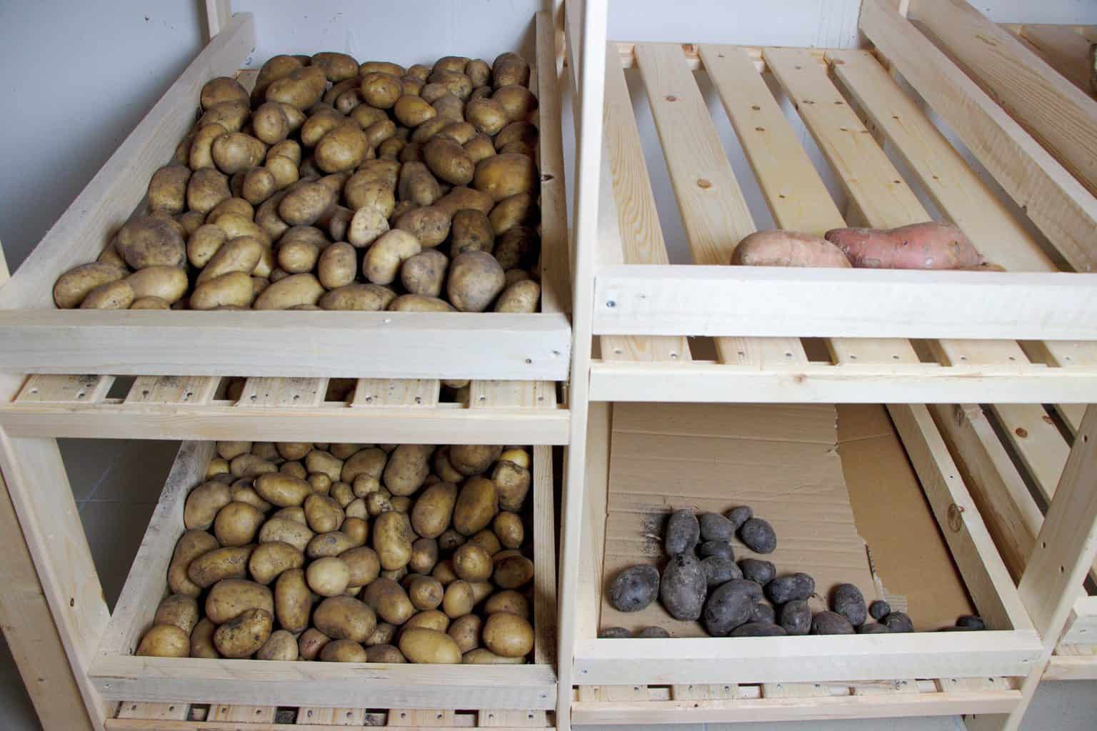 Ikea hack for vegetable storage