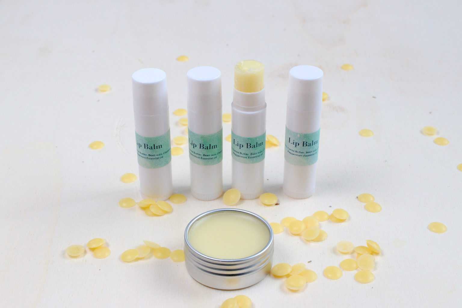DIY Peppermint Lip Balm