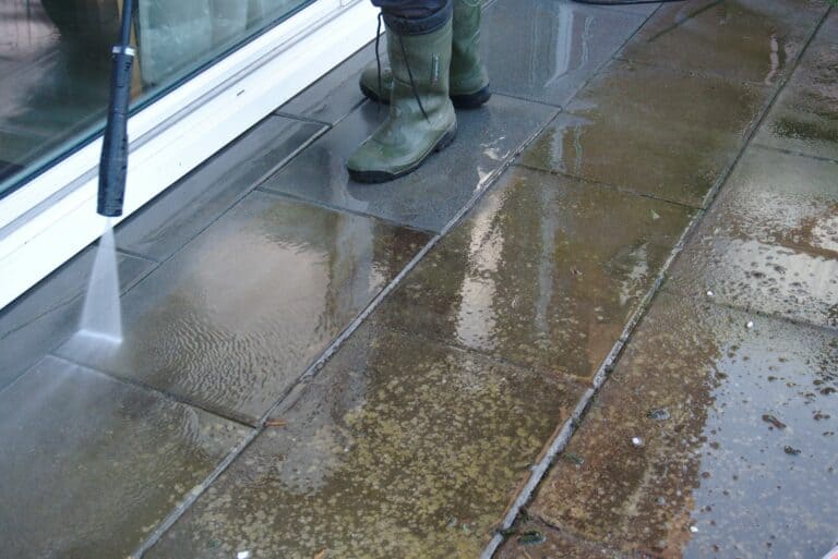 Deep Clean outdoor tiles without chemicals
