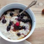 Easy to digest creamy oatmeal porridge