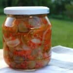 Pickled Green Tomato Salad