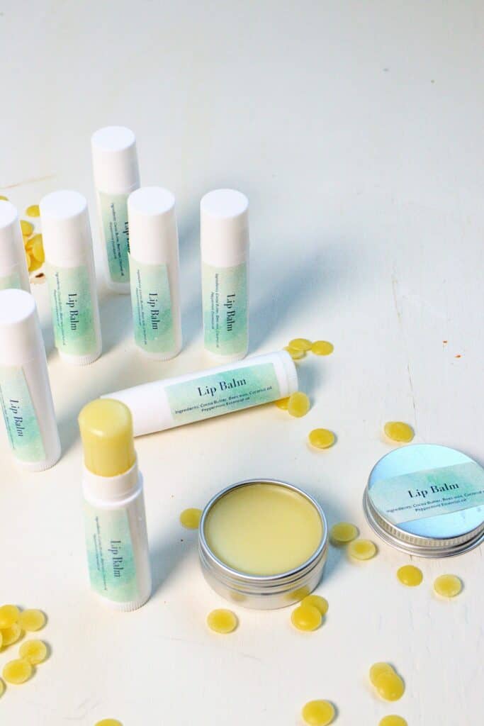 DIY Peppermint Lip Balm