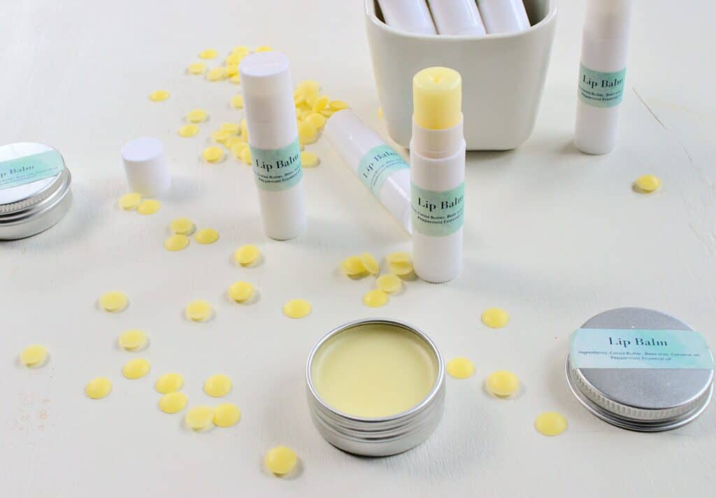 DIY Peppermint Lip Balm