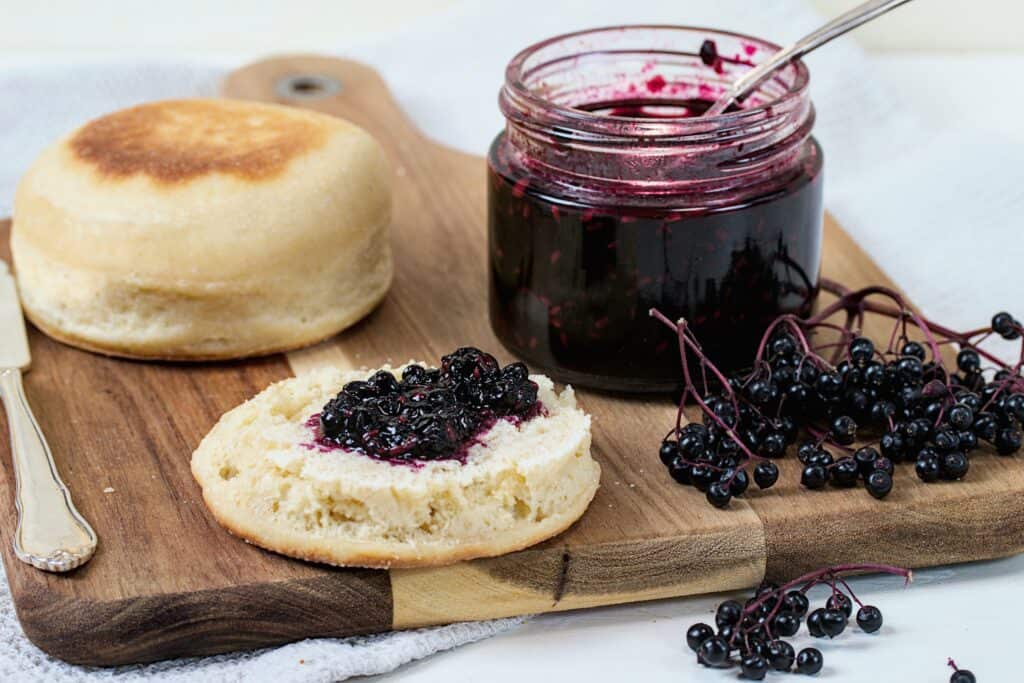 Elderberry compote