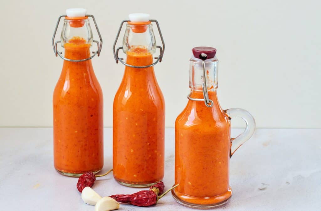 Homemade fermented hot sauce