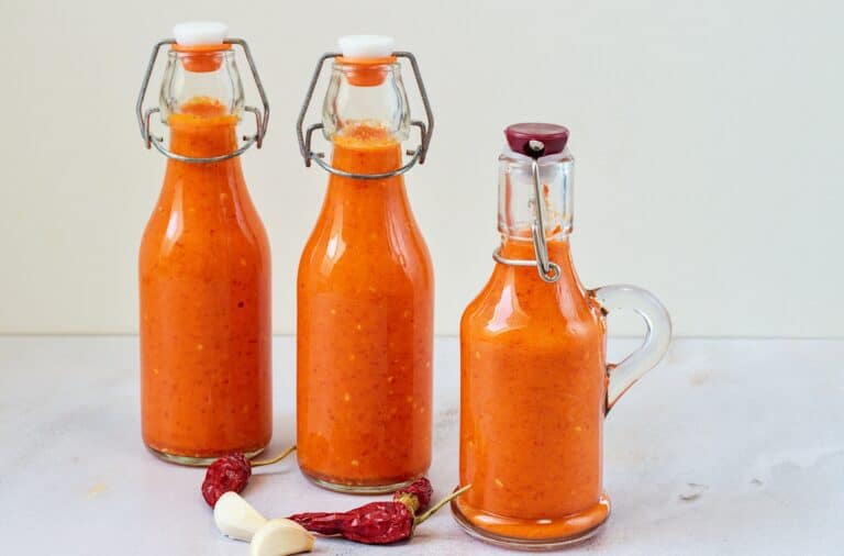 Homemade fermented hot sauce