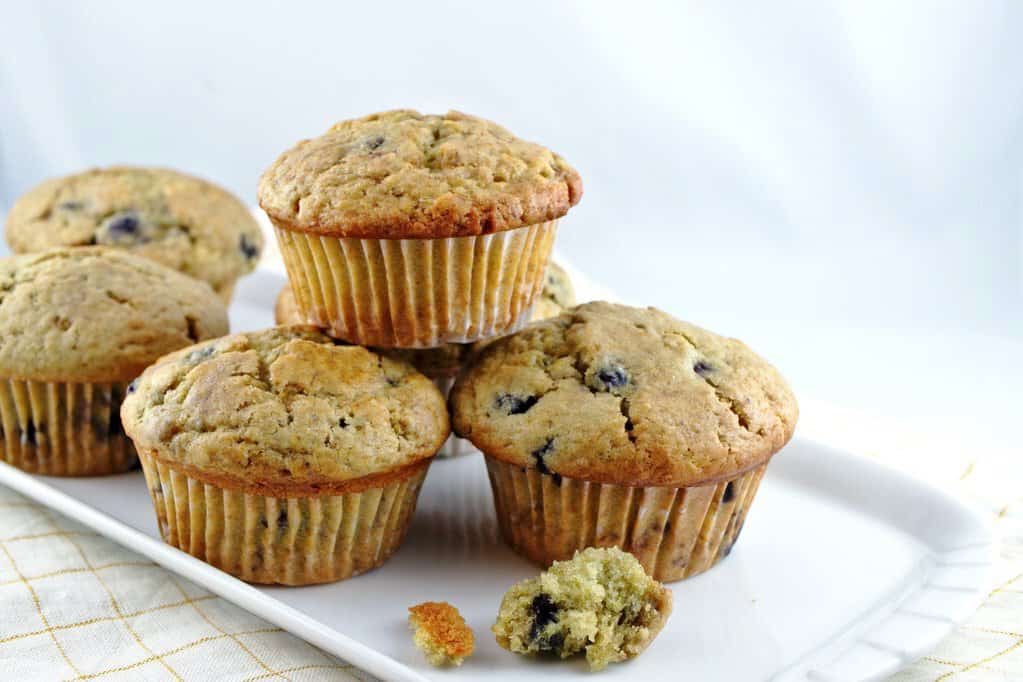 Eggless Blueberry Muffins Recipe